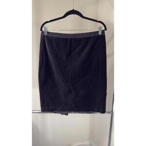 Ann Taylor Black Pencil Skirt Size 12